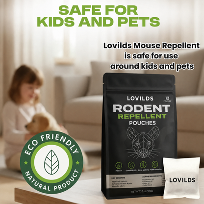 🐭Natural Rodent Repellent Pouches Keep Rodents Out — Without the Traps, Poison or Mess