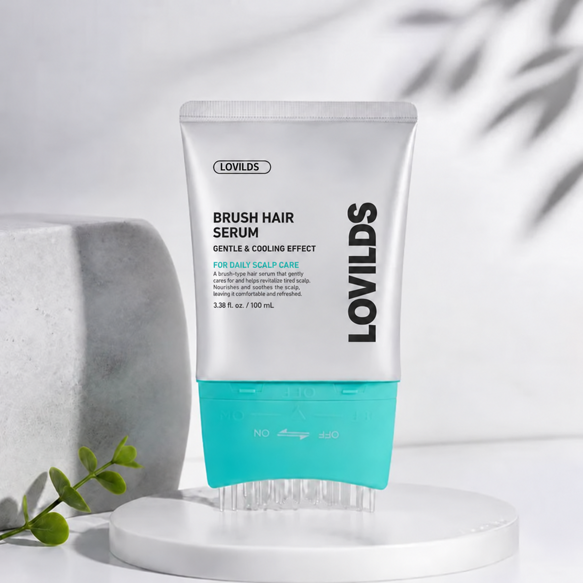 LOVILDS Scalp Brush Serum Fresh Scalp. Fuller-Looking Roots.
