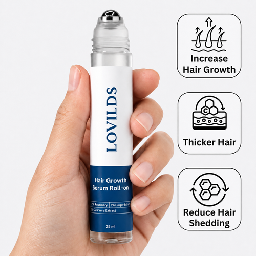 Hair Growth Roll-On Serum — Combat Thinning & Promote Thicker, Fuller Hair（Discount）