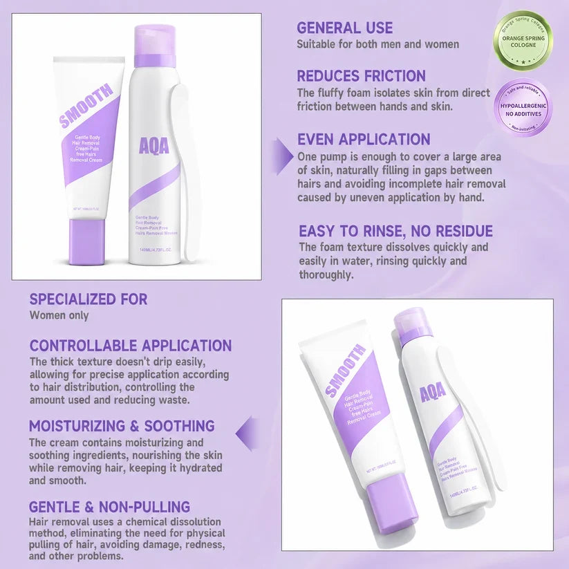 🌿 Smooth Skin Without the Shave | Gentle Hair Removal for Sensitive Skin