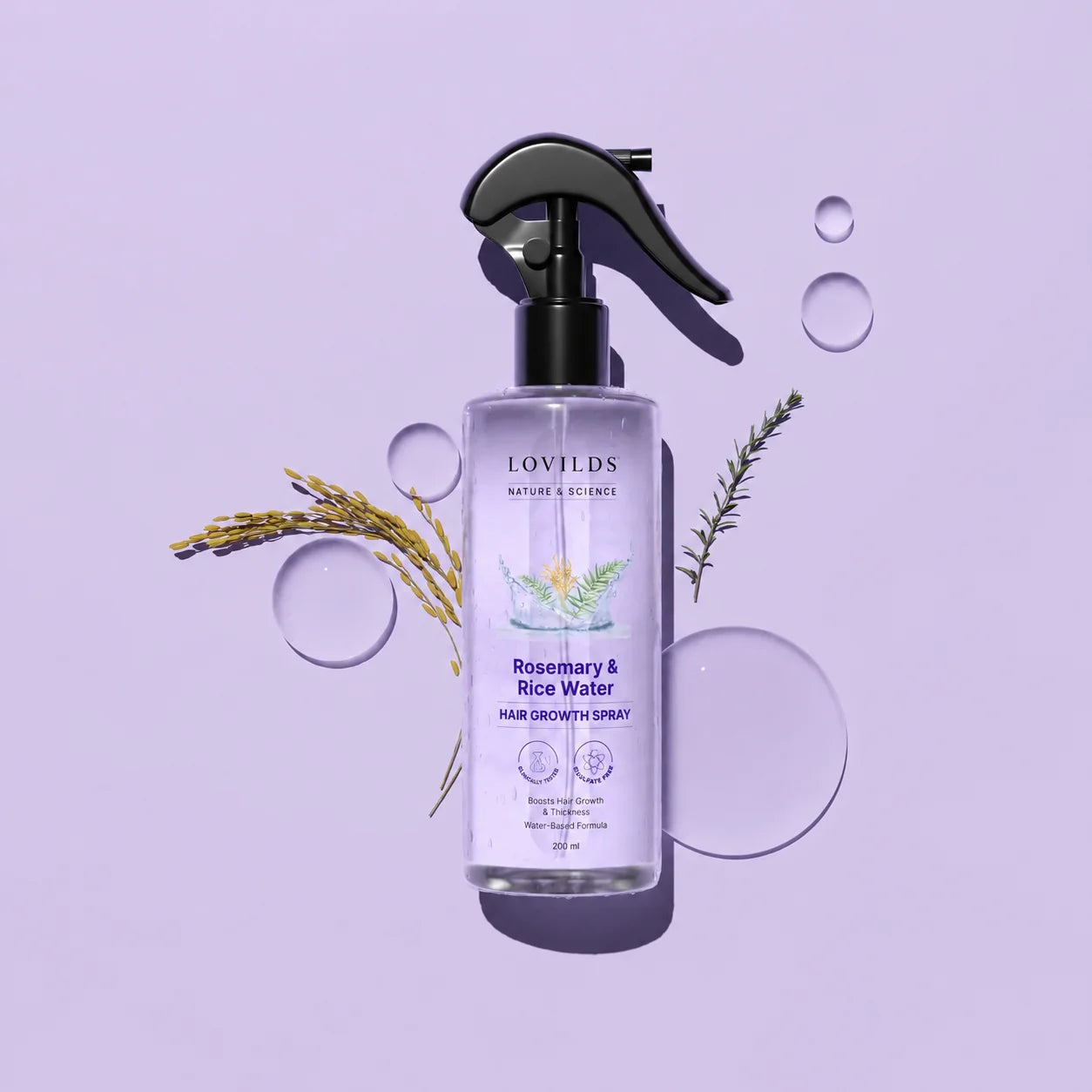 LOVILDS Rosemary Water and Rice Water
